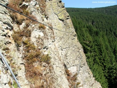 Via ferrata Pericolul Caprei Harghita Madaras