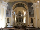 Interiorul bisericii biserica romano catolica Reghin