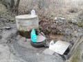 Izvor captat in cilindru de beton Campu Cetatii apa izvor