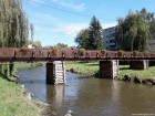 Pod din lemn peste Tarnava Mare Odorheiu Secuiesc