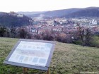 Ajutor pentru orientare Sighisoara observator Lunca Postei Eichenrucken Spatele Stejerisului belvedere