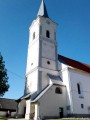 Turnul bisericii Tomesti biserica catolica