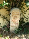 O piatra funerara veche Turnisor biserica evanghelica Sibiu