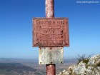 Tablitele de pe cruce Crucea Sindului Cheile Turzii