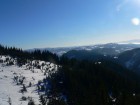 Vedere spre sud-vest de pe punctul somital trei pietre nascalat